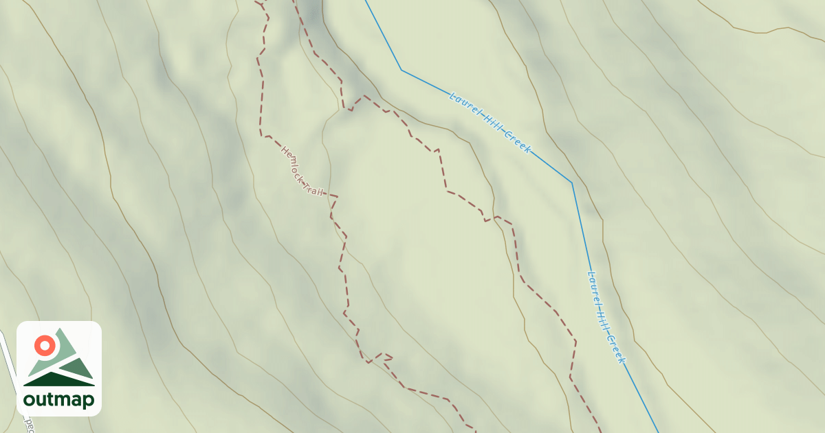 Map of Laurel Hill State Park Trails