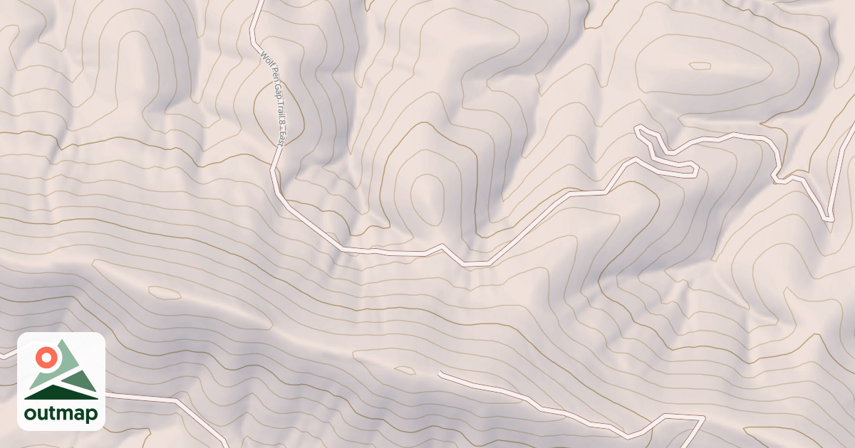 Map of WOLF PEN GAP 8