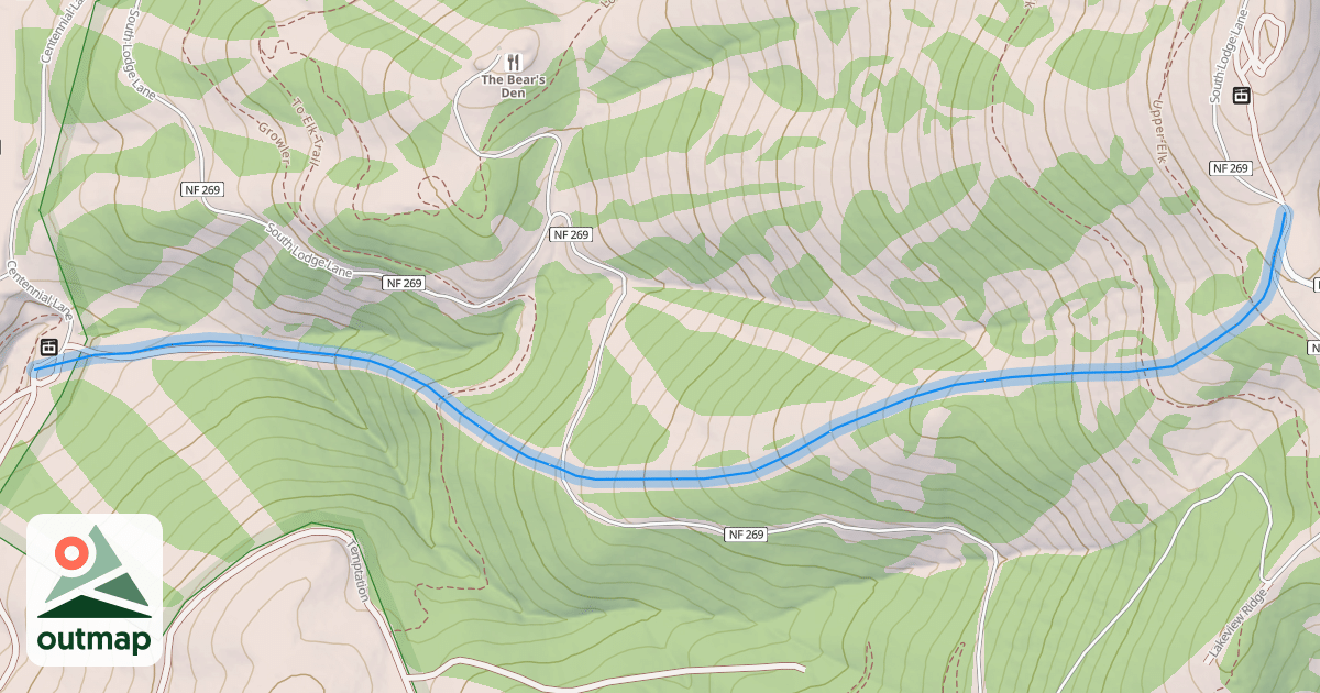Map of 45th Parallel