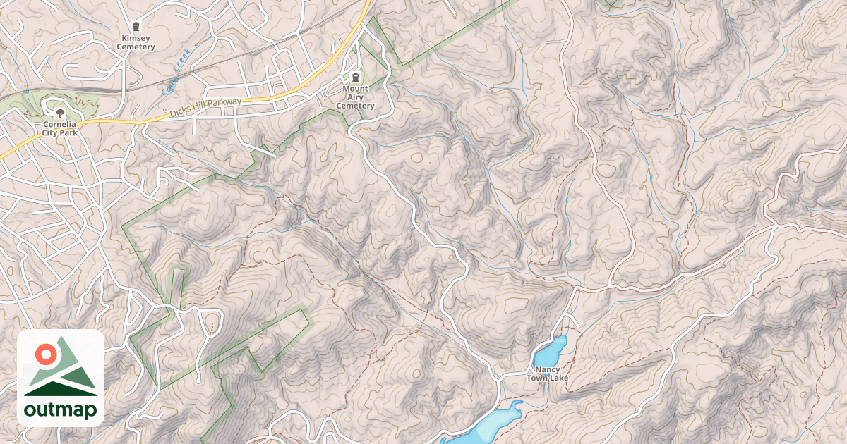 Map of LAKE RUSSELL ENTRANCE