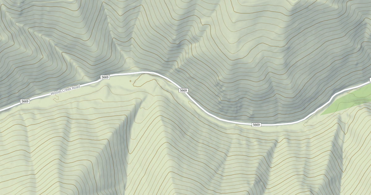 Map preview of (FDR) WOODS CREEK