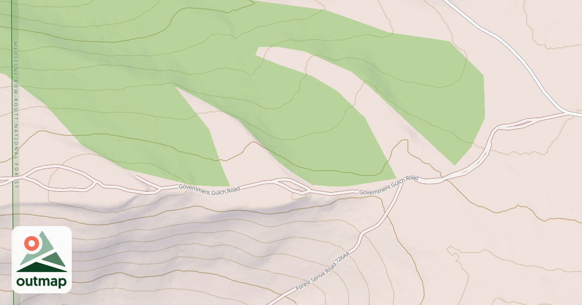 Map of GOVT GULCH