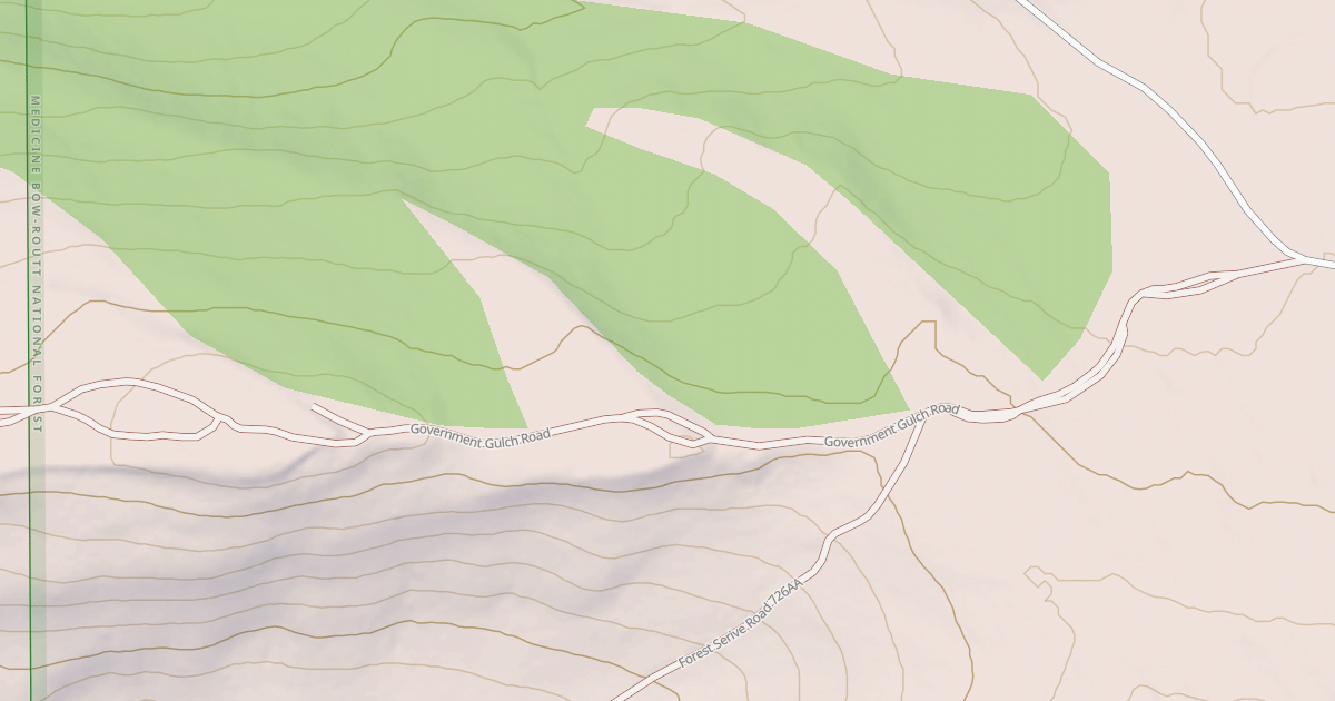 Map preview of GOVT GULCH