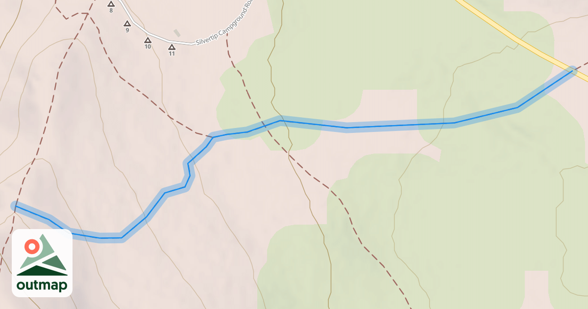 Map of Osborne Ridge Trail Connector