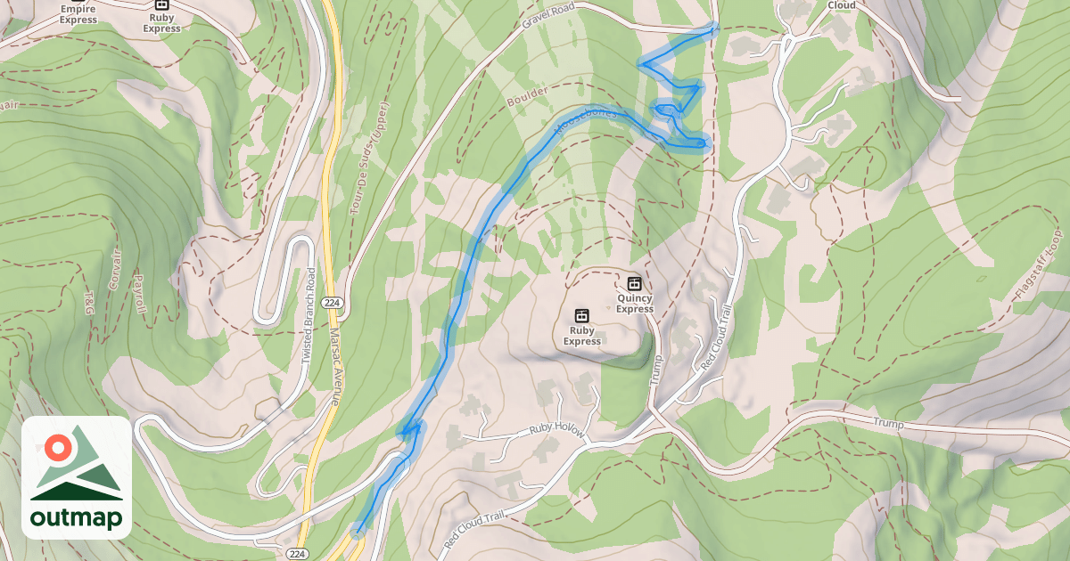 Map of Moosebones