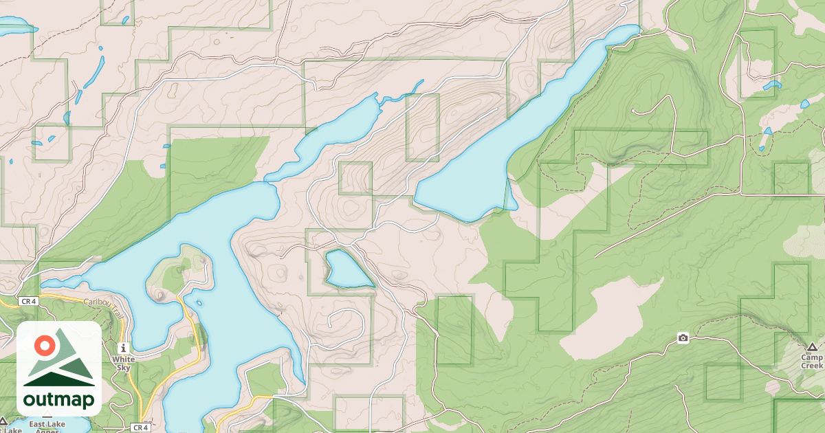 Map of Deer Snowmobile Trail