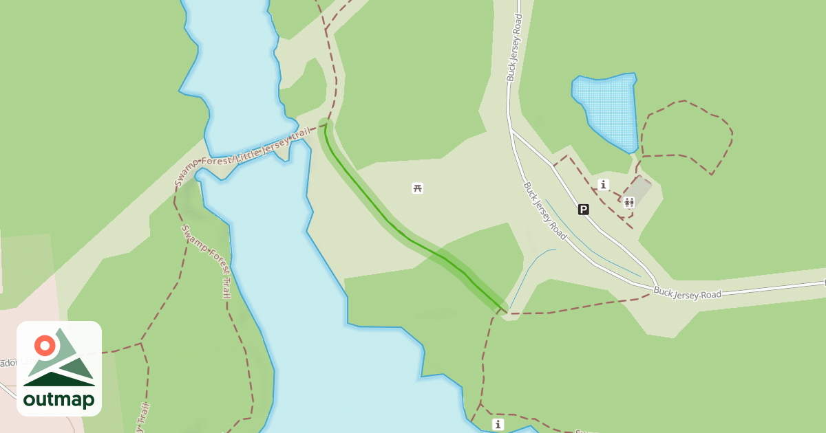 Map of Swamp Forest Trail