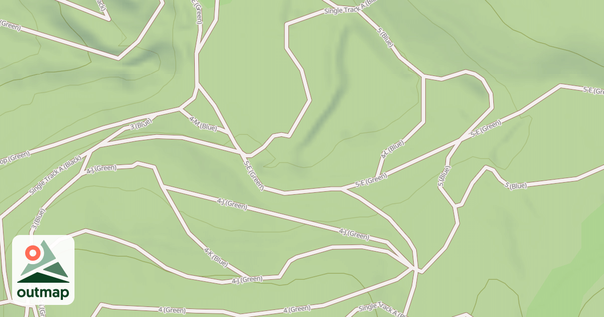 Map of Rock Run ATV Trails