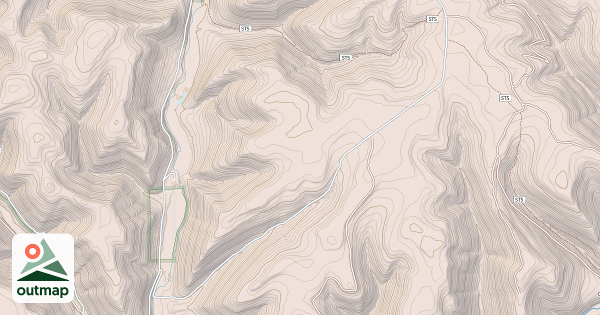 Map of Susquehannock State Forest Snowmobile Trails