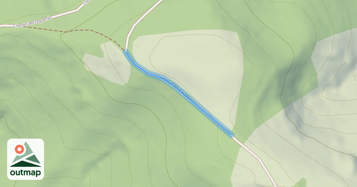 Map of Chemin sur le Thuron
