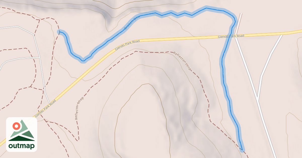 Map of Broken Bow