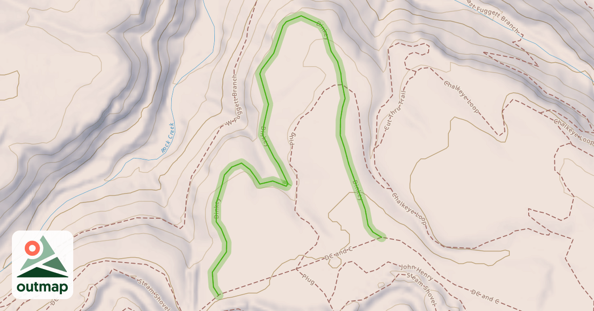 Map of Dinkey