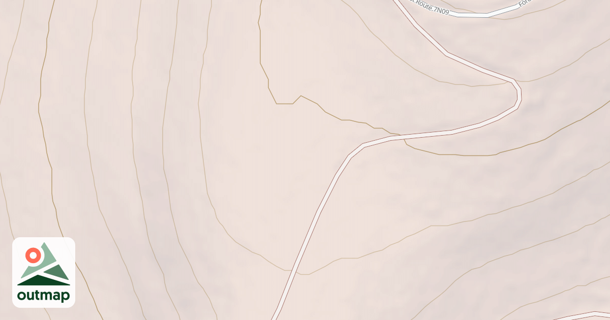 Map of USFS Motor Vehicle Use Map Trails 322369010602