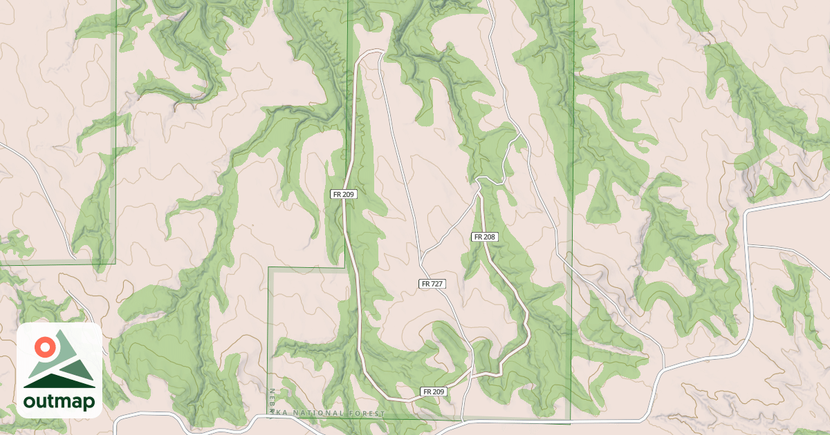 Map of 209