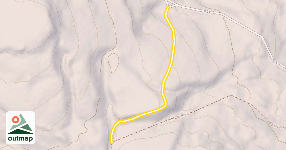 Map of FR 5033