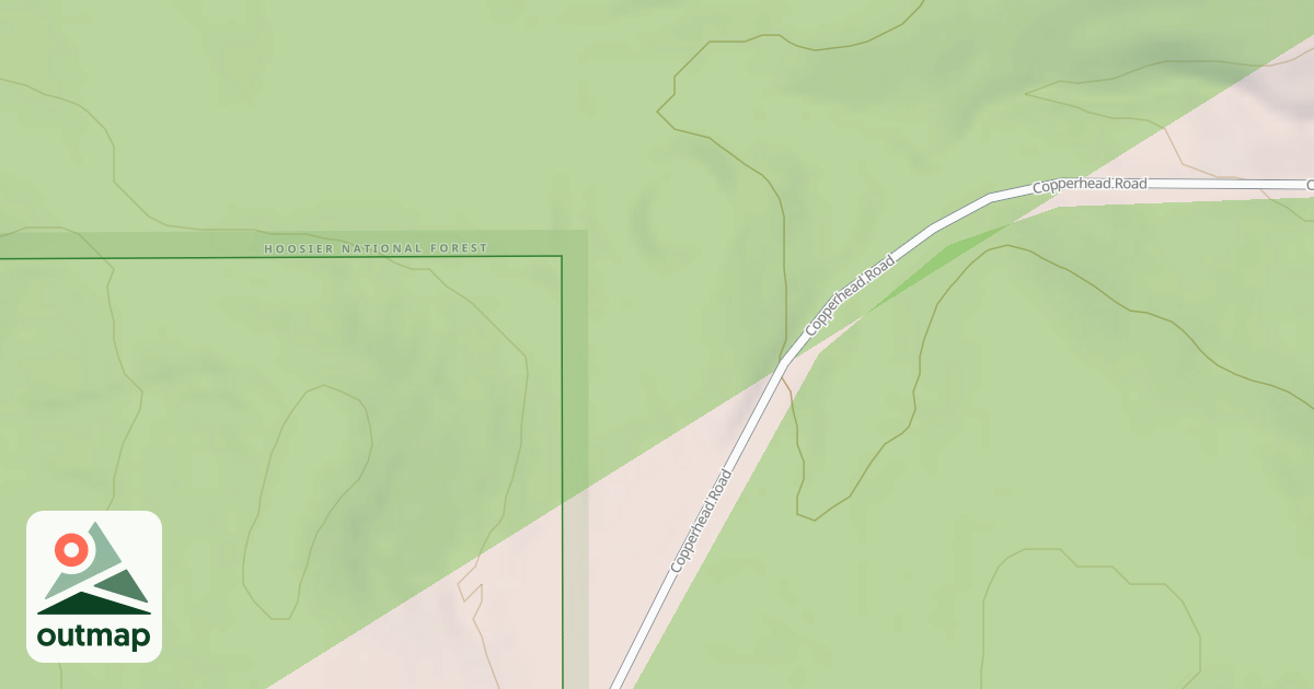 Map of GOBBLERS KNOB NORTH