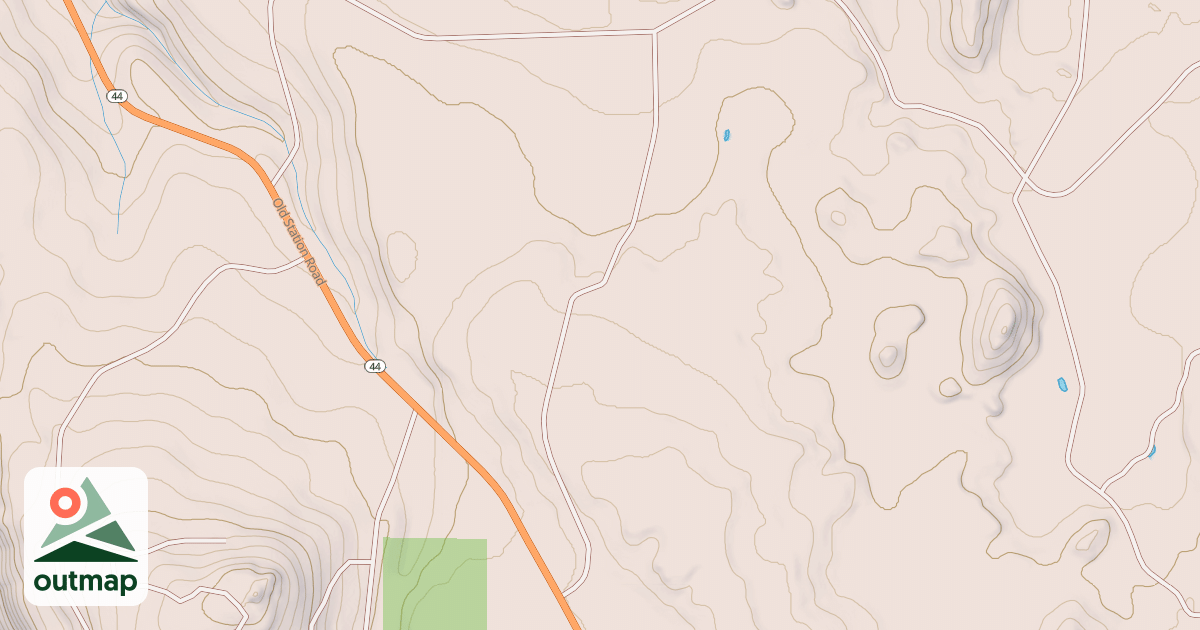 Map of BIG JUNIPER