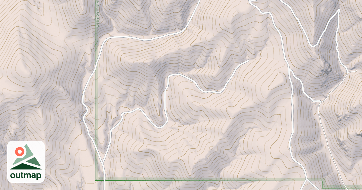 Map of PETERSON CANYON