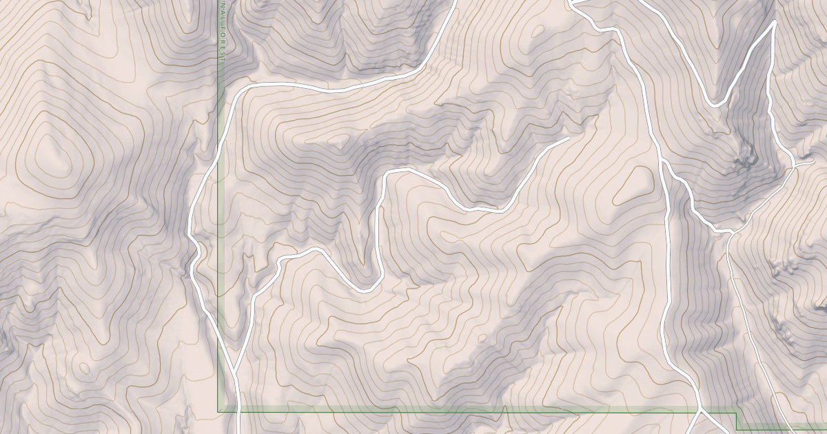 Map preview of PETERSON CANYON