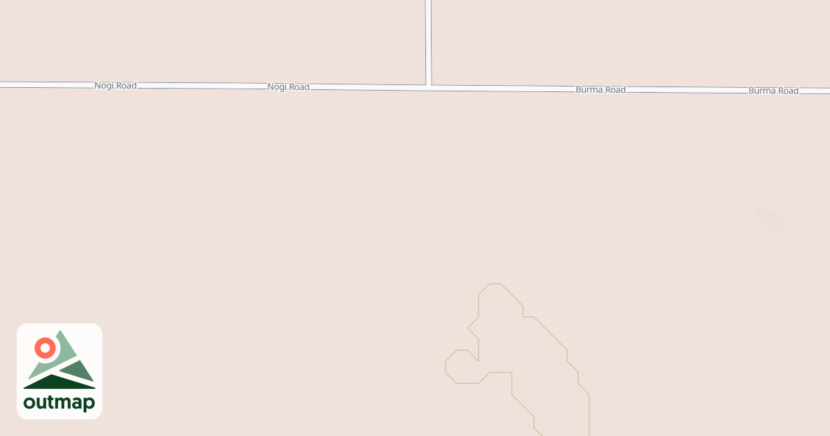 Map of BURMA GRADE SPUR