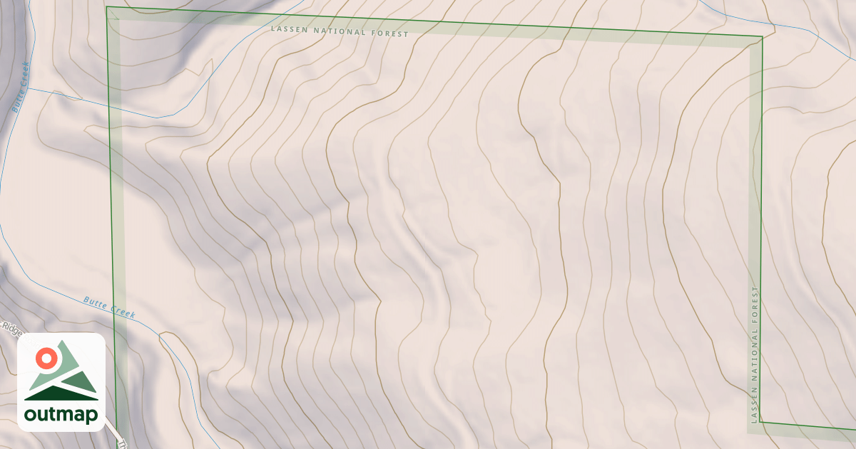 Map of BUTTE SOUTH NO 2