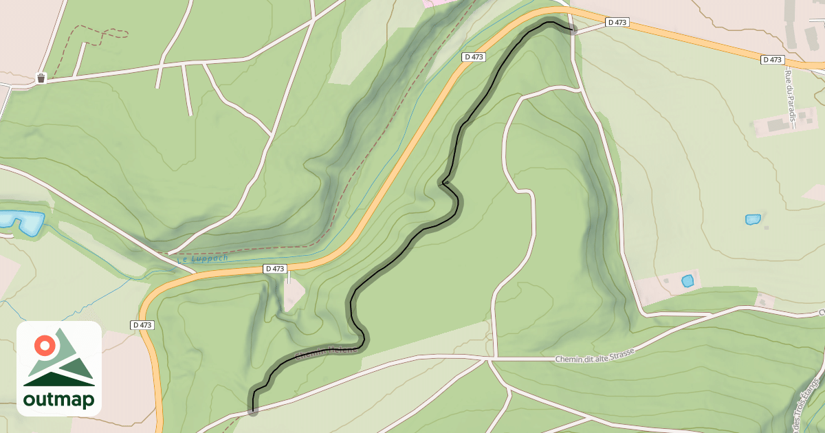 Map of Chemin Helene