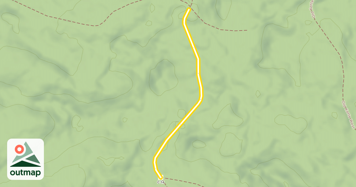 Map of Birkebeiner Trail