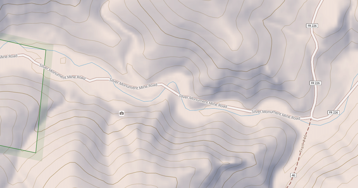 Map preview of SILVER MONUMENT MINE