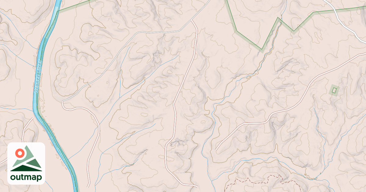 Map of FALLING CR