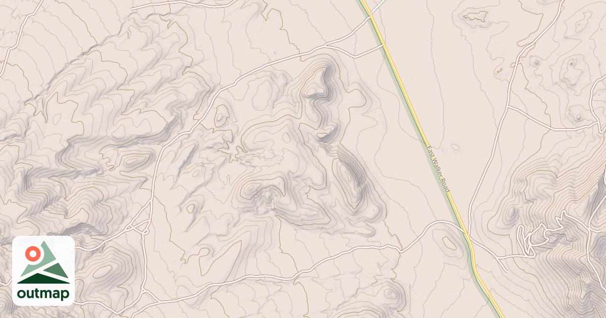 Map of TWIN SPRINGS ROAD