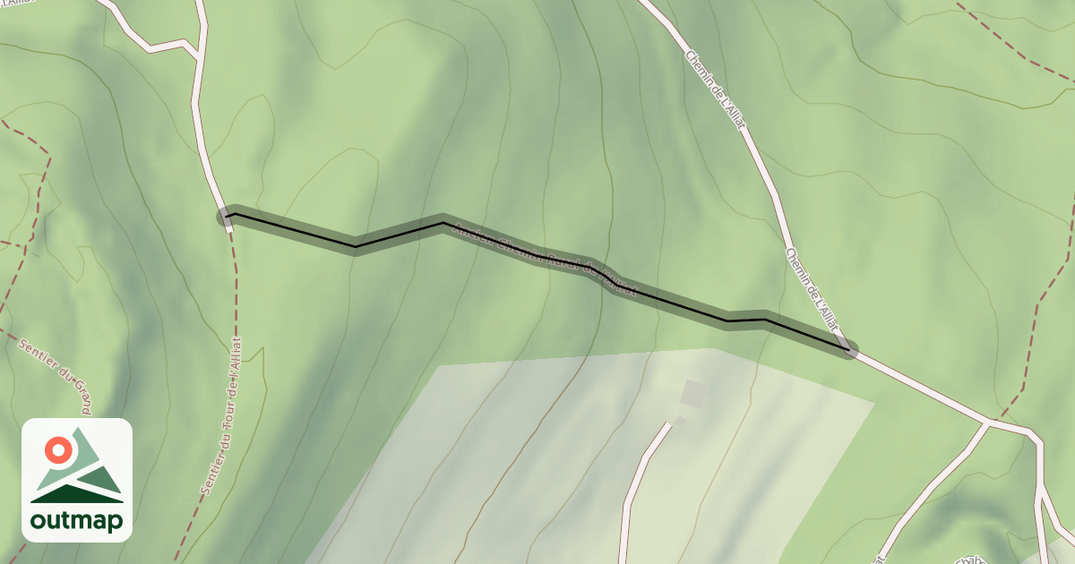 Map of Ancien Chemin Rural de l'Alliat