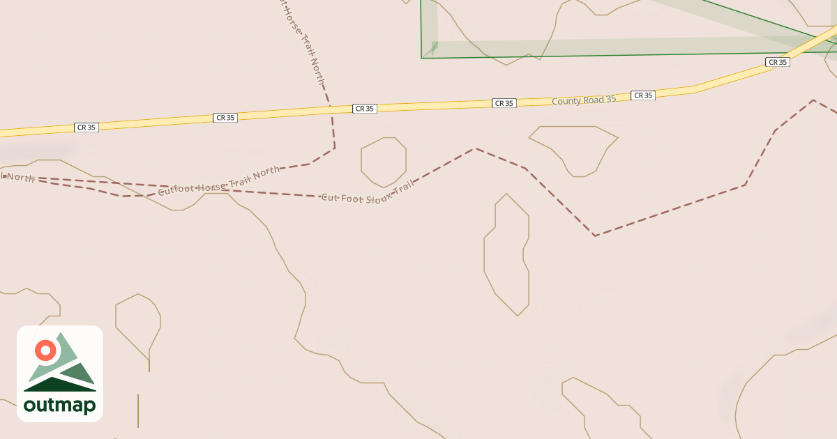 Map of CUT FOOT SEWER PLANT ROAD
