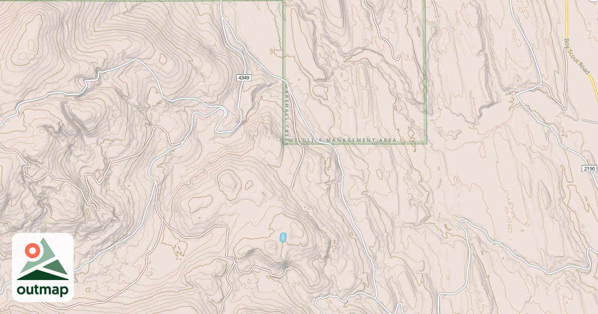 Map of Fawn Cr.- Archibald