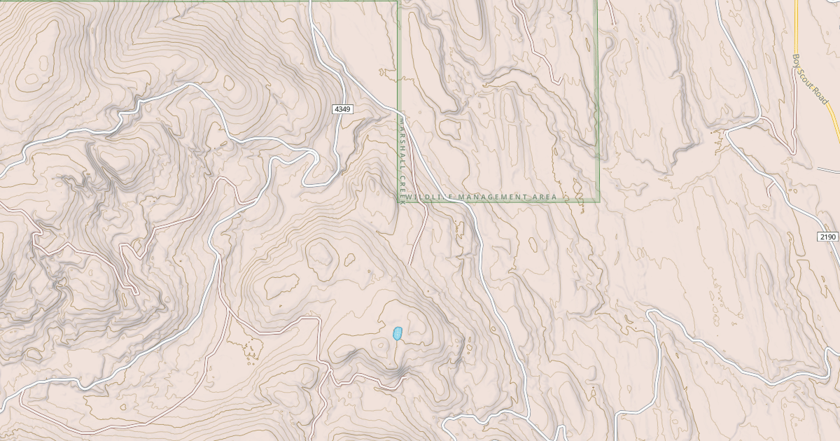 Map preview of Fawn Cr.- Archibald