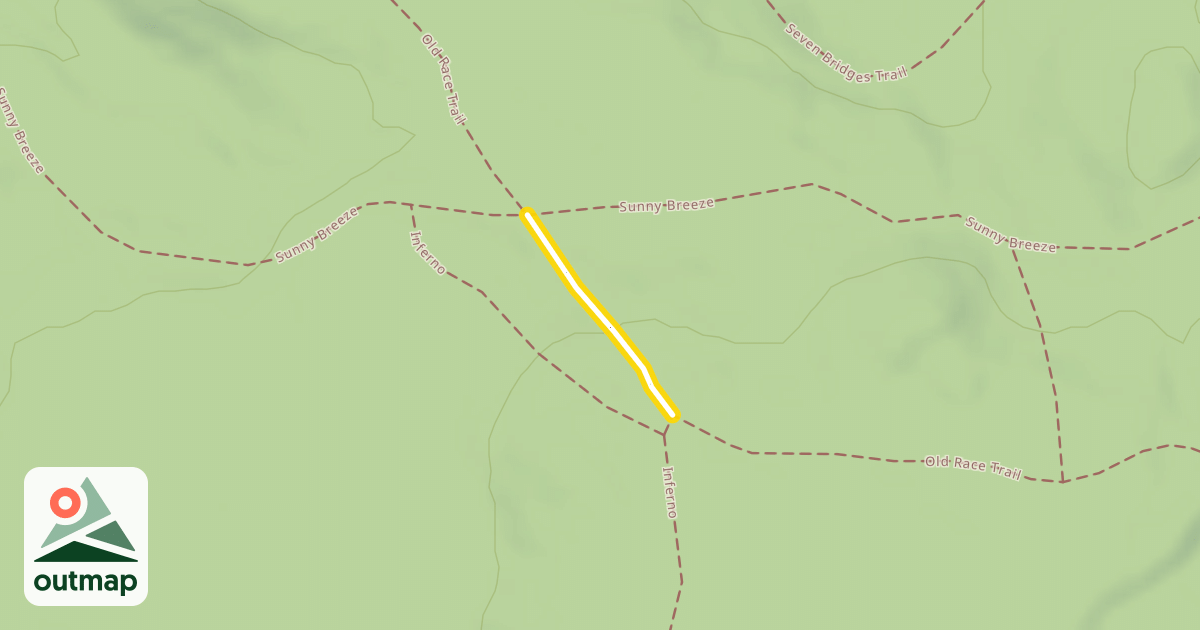 Map of Old Race Trail