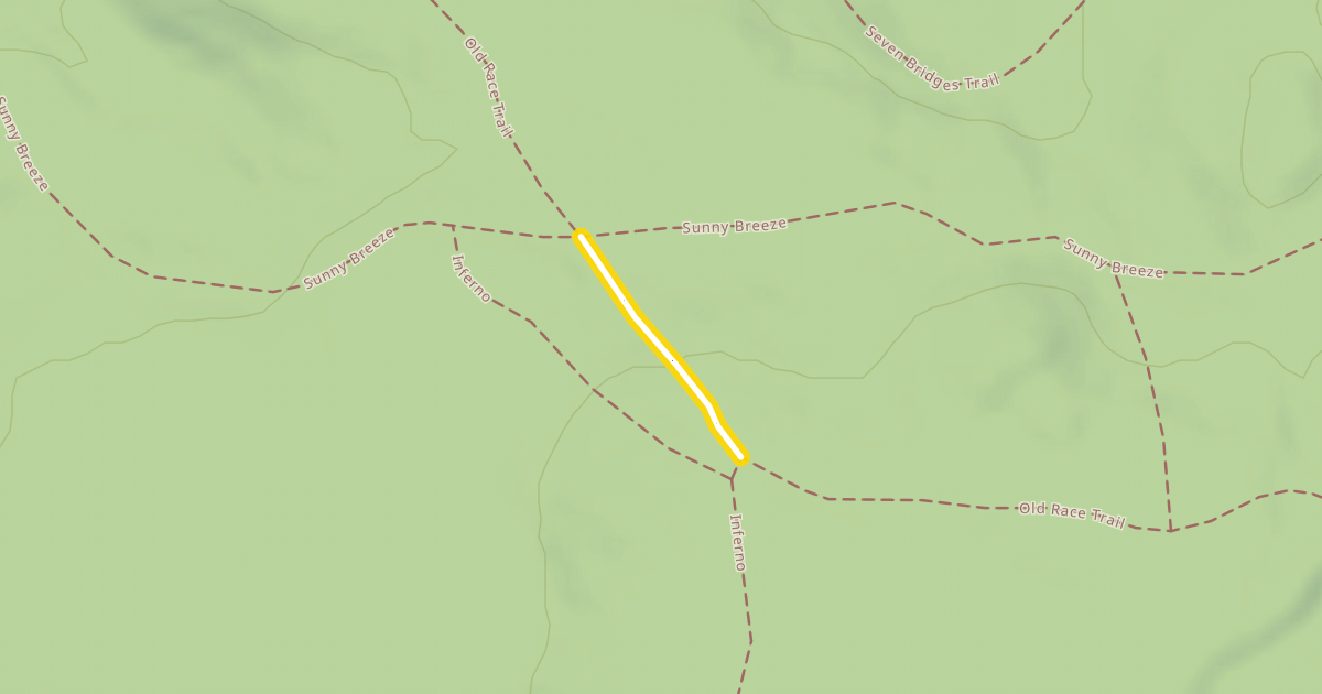 Map preview of Old Race Trail