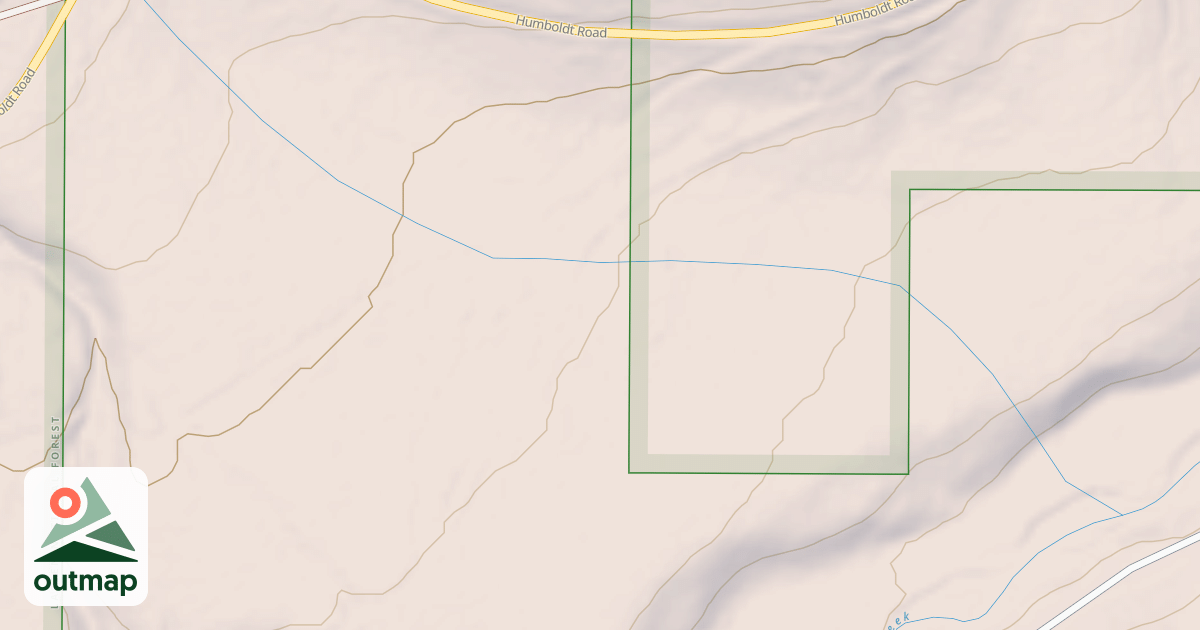Map of CORRAL SPUR
