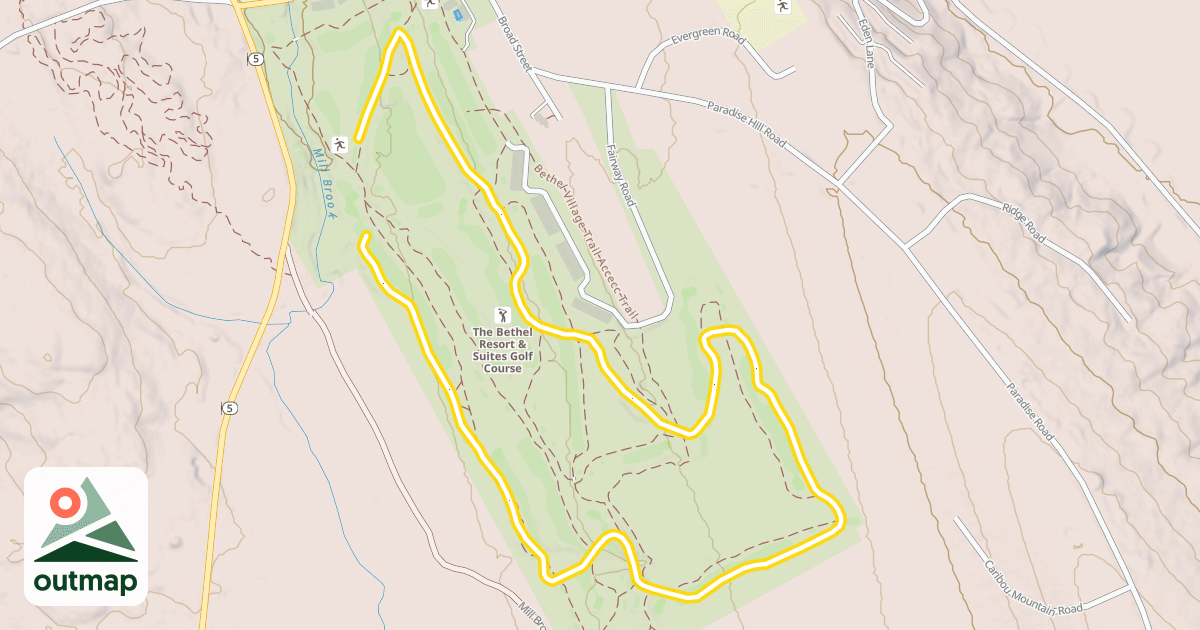 Map of Tibbetts Loop