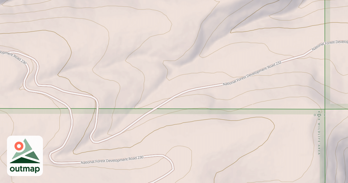Map of LAST ROAD