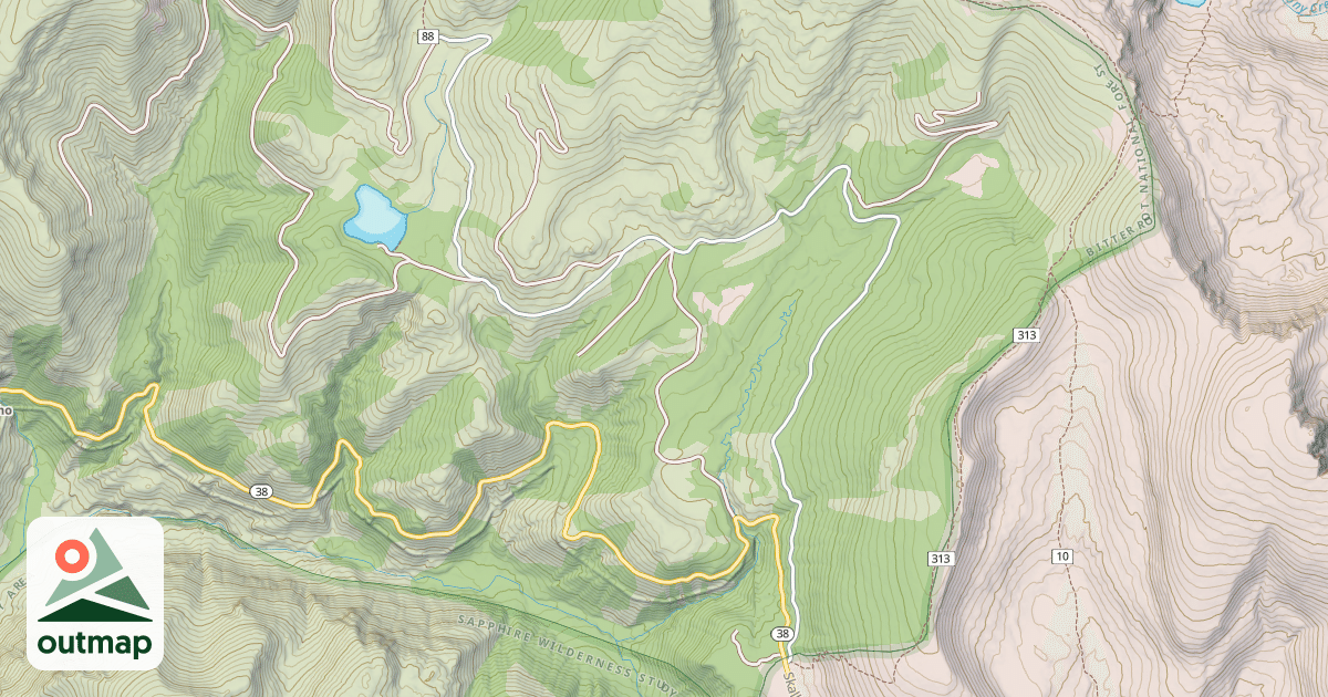 Map of (FDR) CROOKED CREEK