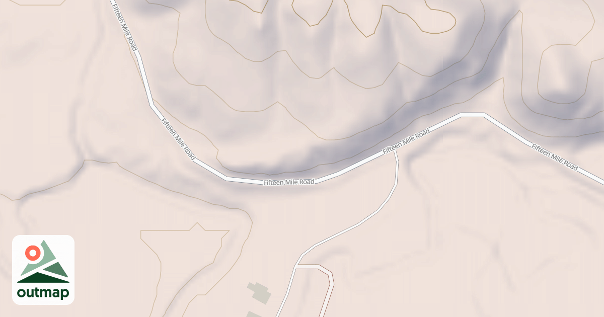 Map of FIFTEEN MILE