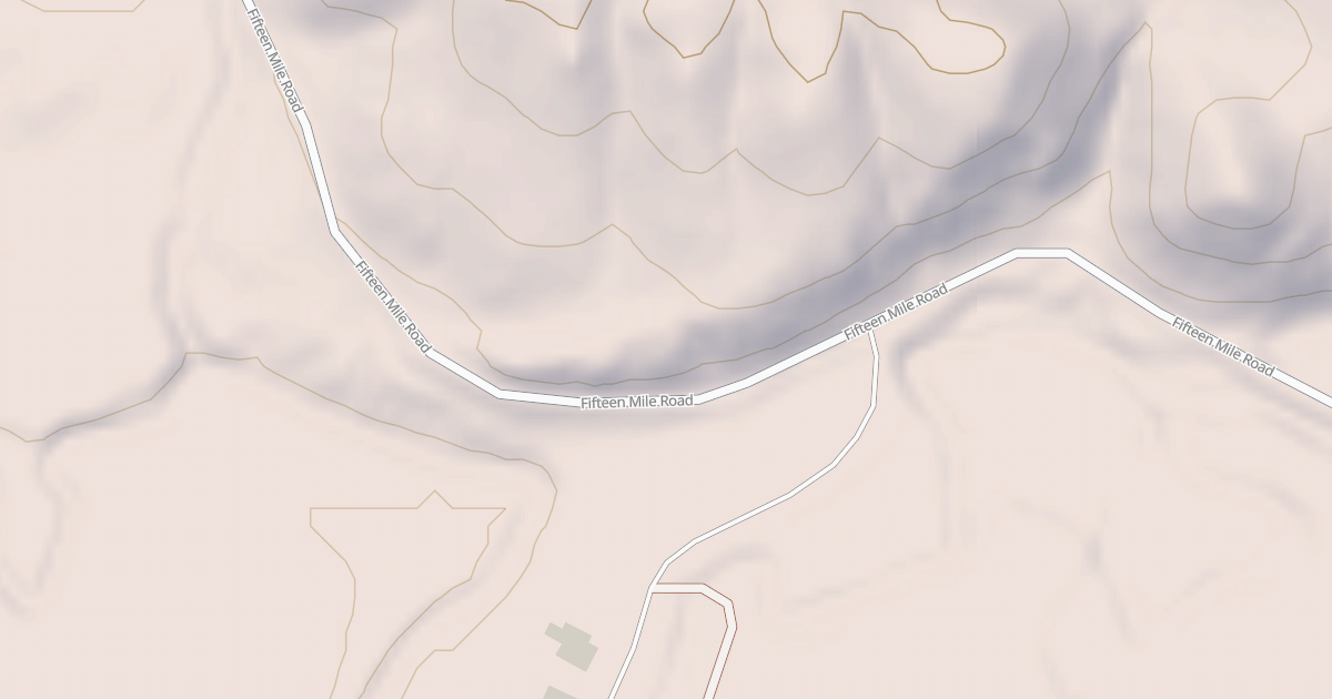 Map preview of FIFTEEN MILE