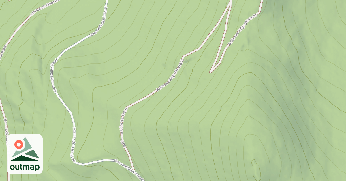 Map of BALTIMORE RIDGE