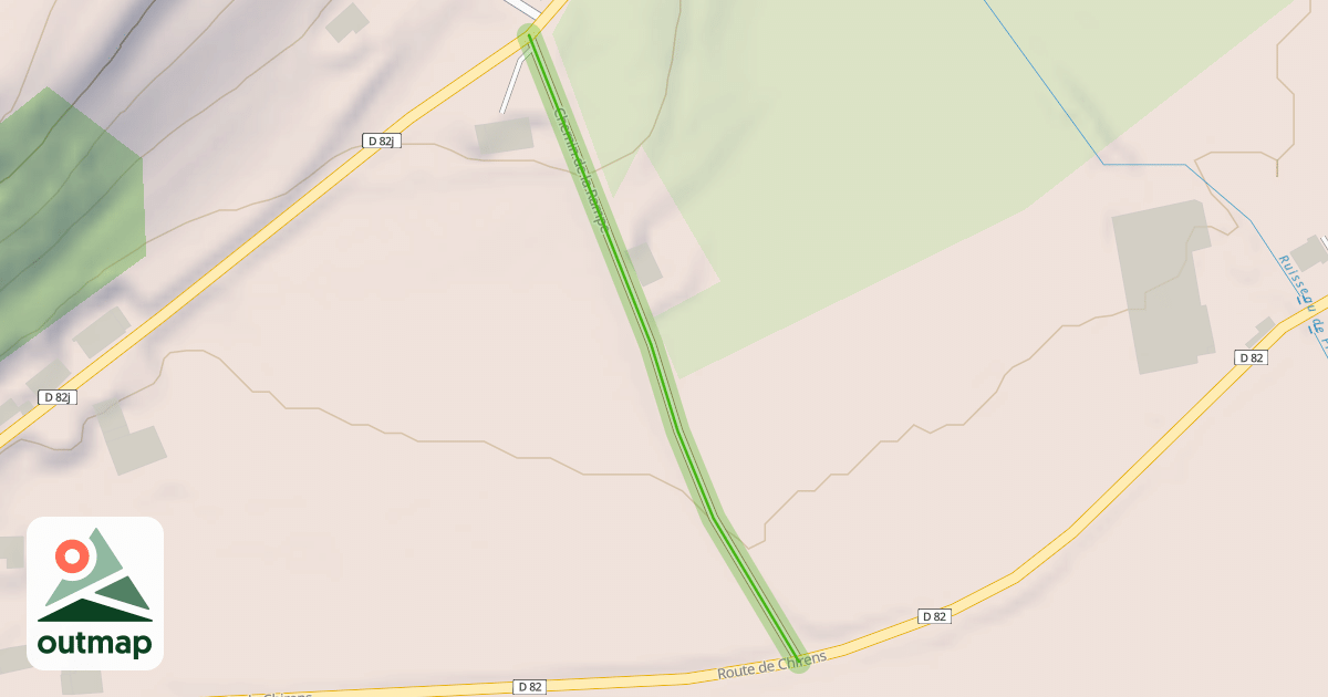 Map of Chemin de la Rampe