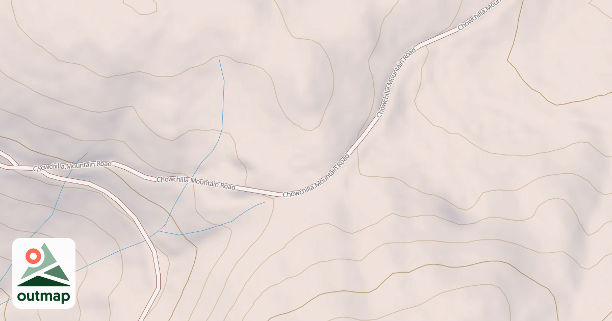 Map of CHOWCHILLA MTN RD T2