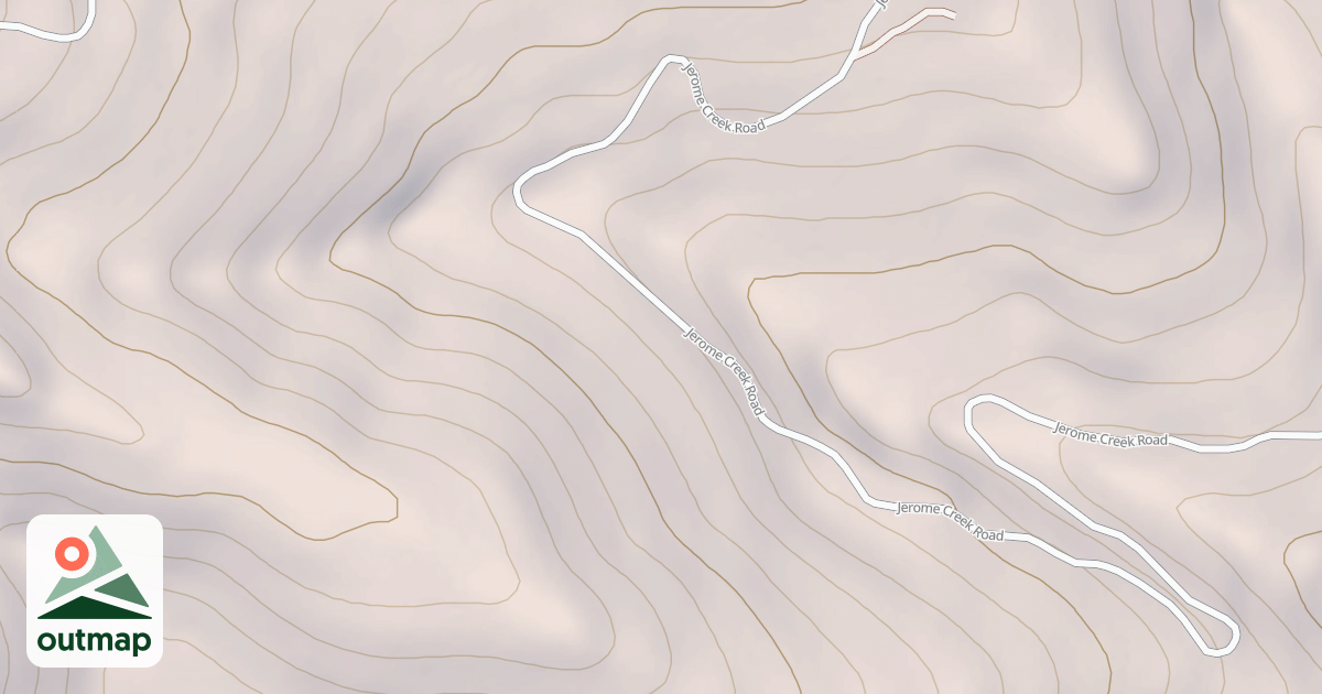 Map of JEROME CREEK A