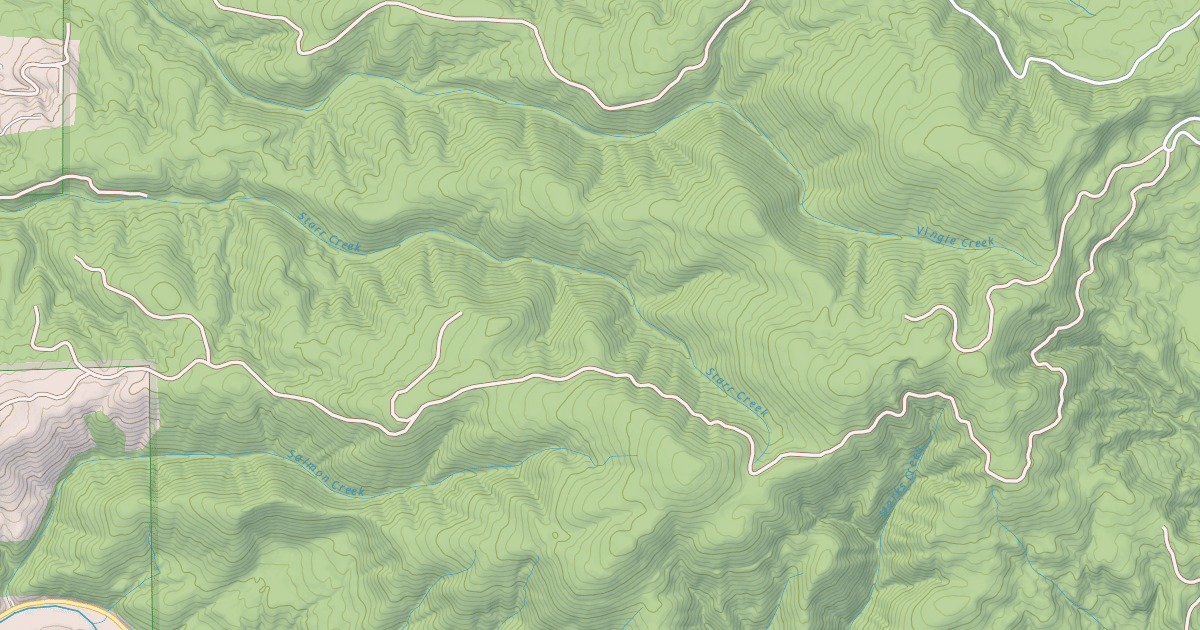 Map preview of USFS National Forest System Roads {D08213B3-040F-42ED-A293-8B2753C1604E}