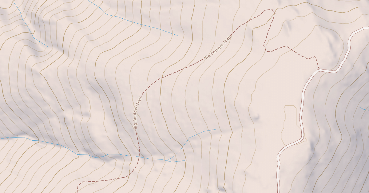 Map preview of Big Boulder