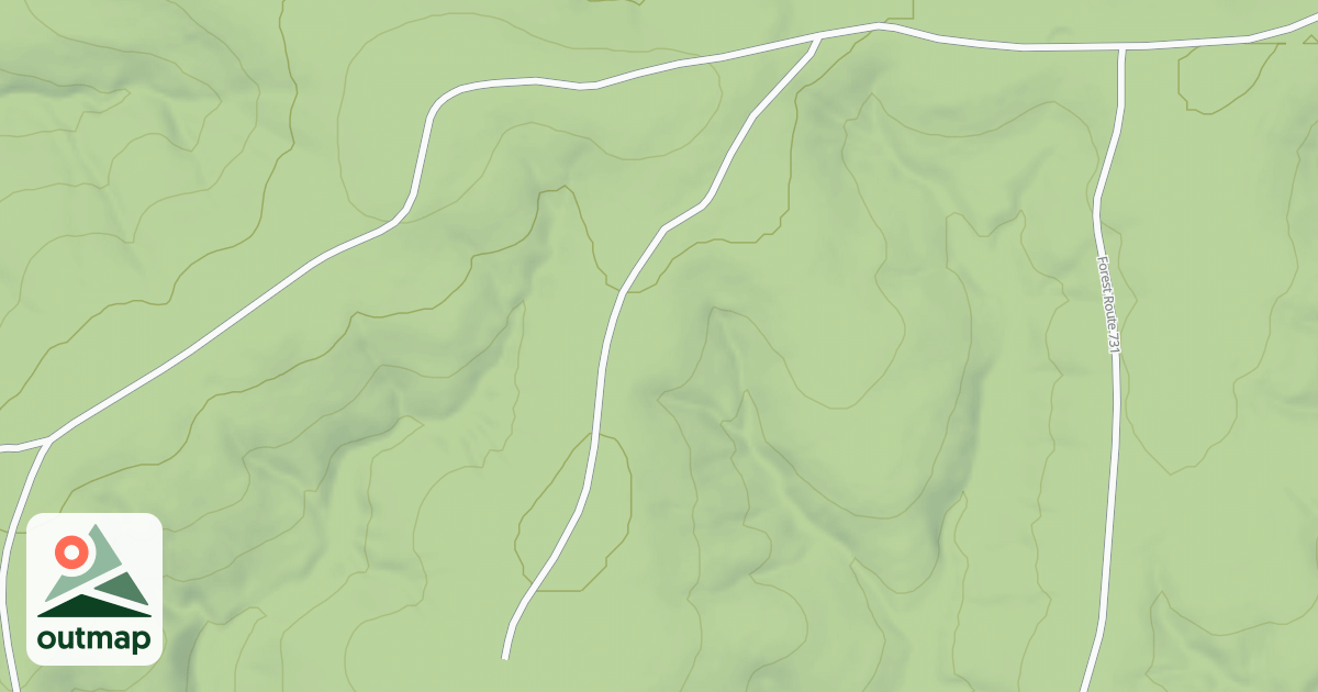 Map of THREE RIDGES SPUR A