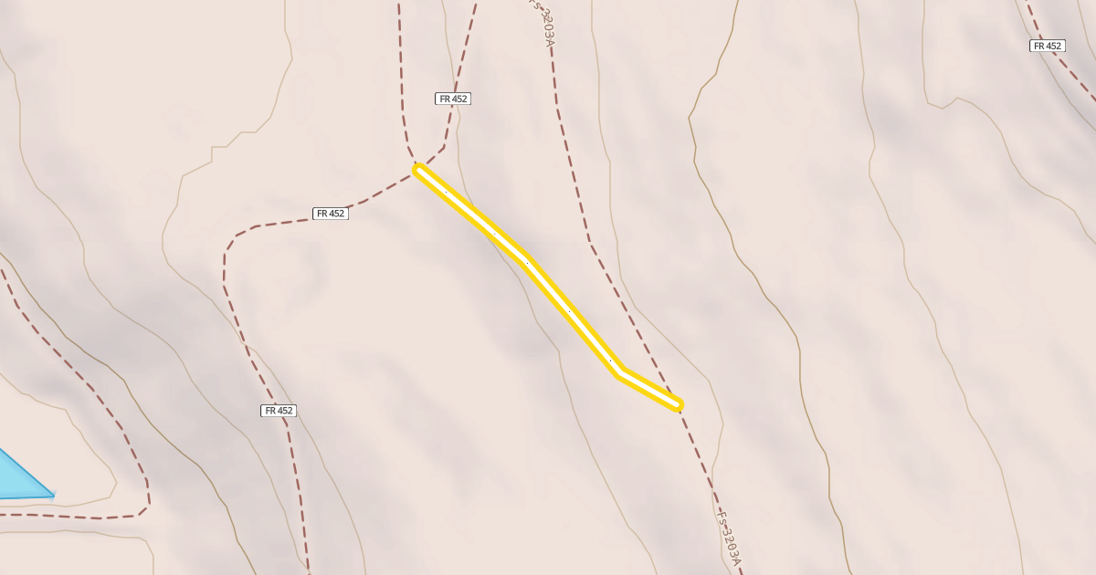 Map preview of Hyalite Canyon Trail